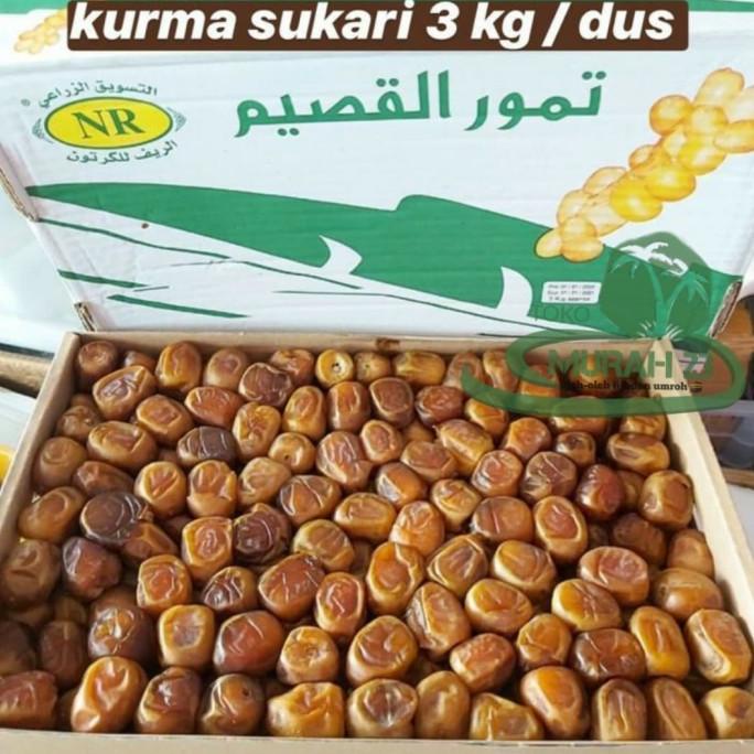 Promo kurma sukari premium 3kg asli/Kurma Sukari Super Murah Original