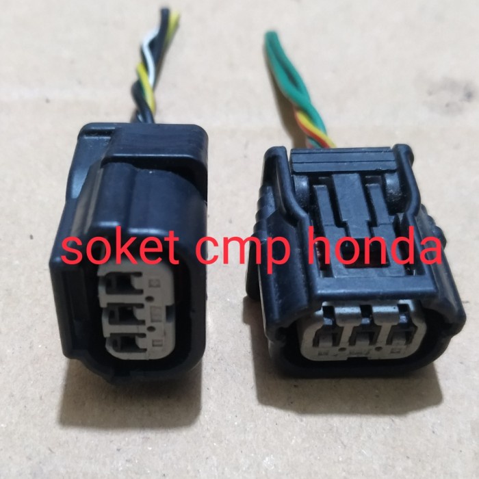 Soket sensor CMP CKP honda jazz city freed mobilio BR-V Brio original