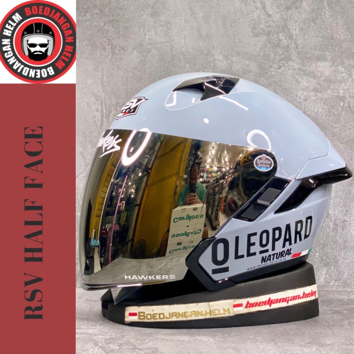 Terlaris Rsv Helm Sv300 Solid Modern Grey - Double Visor - Rsv