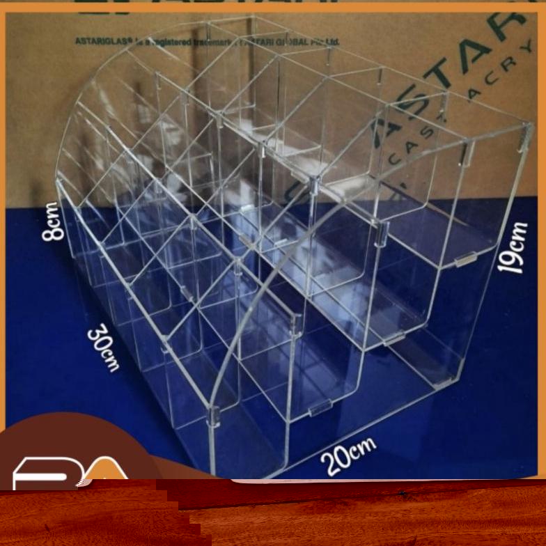 

akrilik rak pulpen, tempat alat tulis