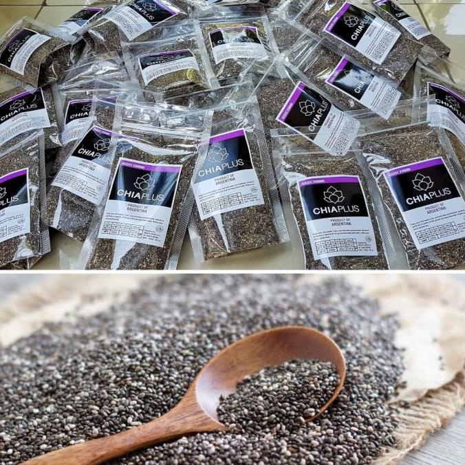 

Promo ORGANIC BLACK CHIA SEEDS HALAL IMPOR ARGENTINA 1 KG 100% NATURAL