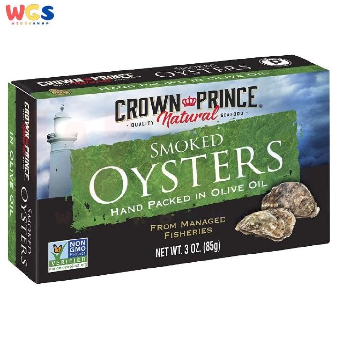 

Promo Crown Prince Natural Smoked Oysters In Olive Oil 3 oz 85 g