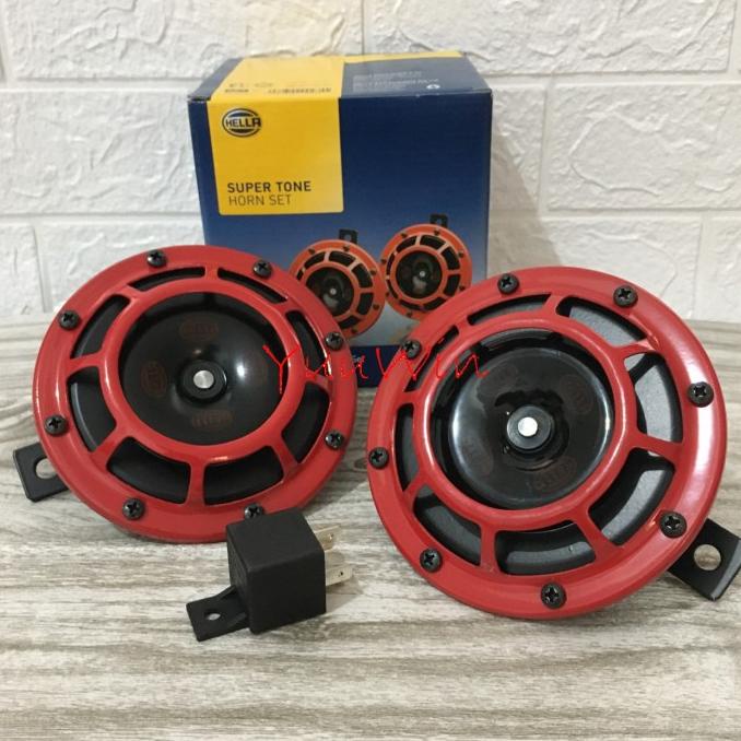 Klakson Hella Supertone + Relay Original