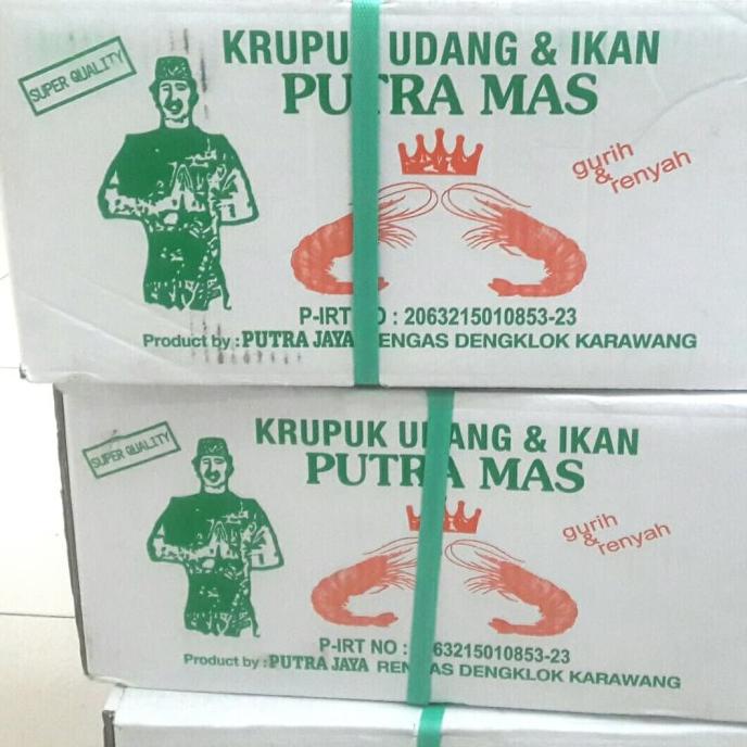 

Promo KERUPUK UDANG PUTRA MAS 6kg ukuran besar/gondang