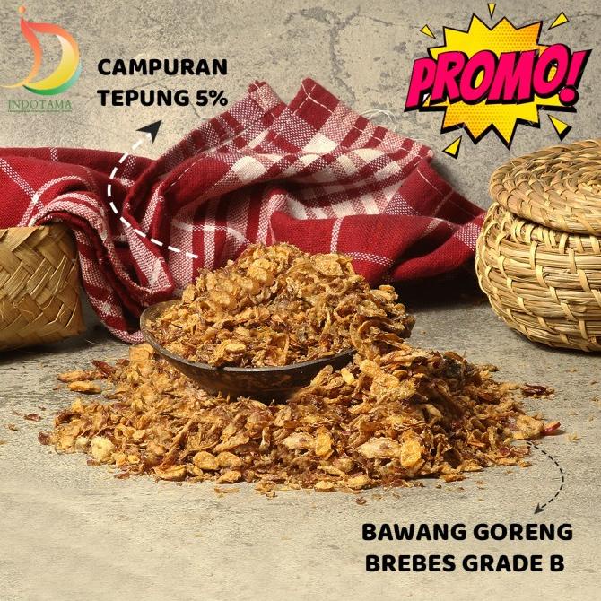 

Promo Bawang Goreng Brebes Grade B 1 kg MURAH ASLI RENYAH