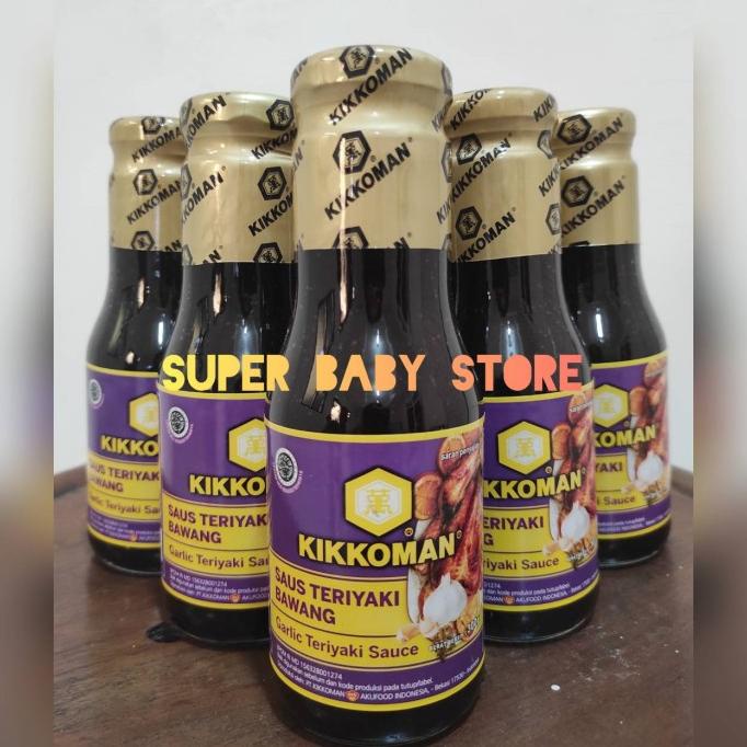 

\\\\\] Kikkoman Garli Teriyaki Sauce - Saus Teriyaki Bawang 300 gr HALAL