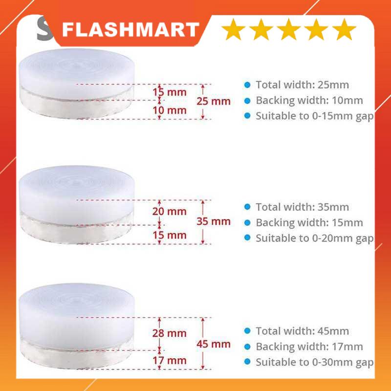 FLASHMART Alloet Lakban Rubber Flex Door Seal Strip Bottom Seal Waterproof - TP39