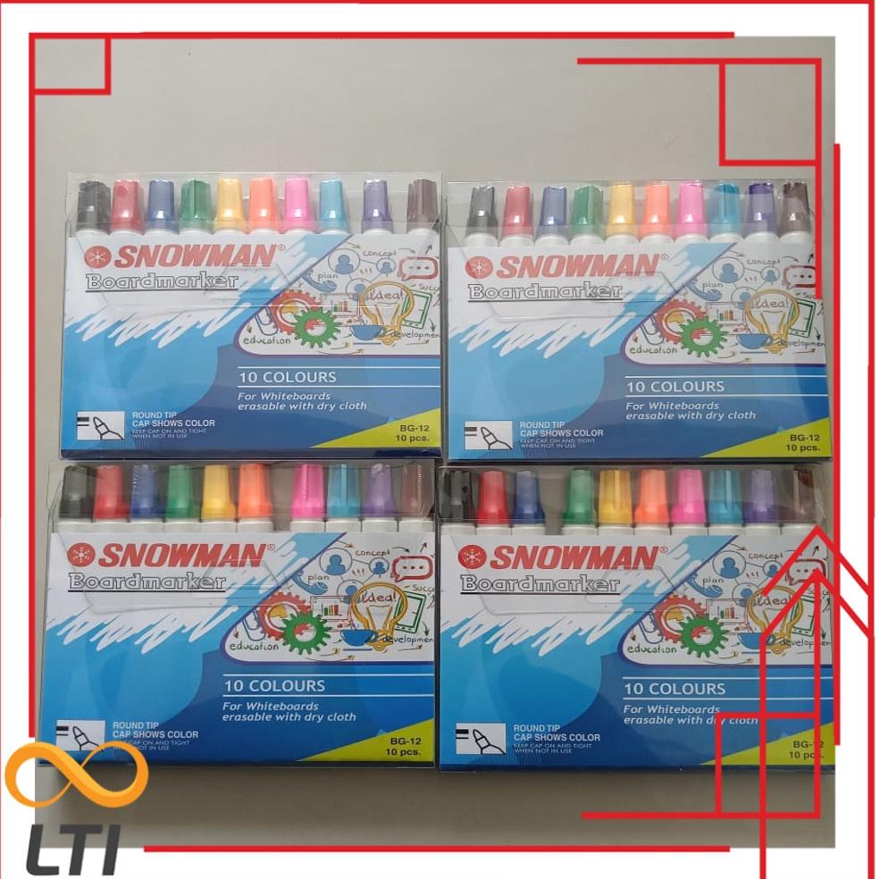 

Viral Spidol Snowman White Board 10 Warna Bg - 12