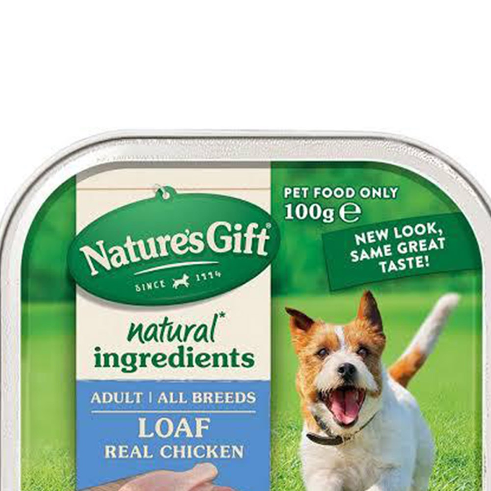Nature Gift 100 Gr Makanan Anjing Basah Gourmet Loaf Real Chicken