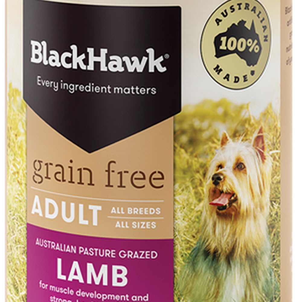 Blackhawk 400 Gr Makanan Anjing Grain Free Varian Daging Domba