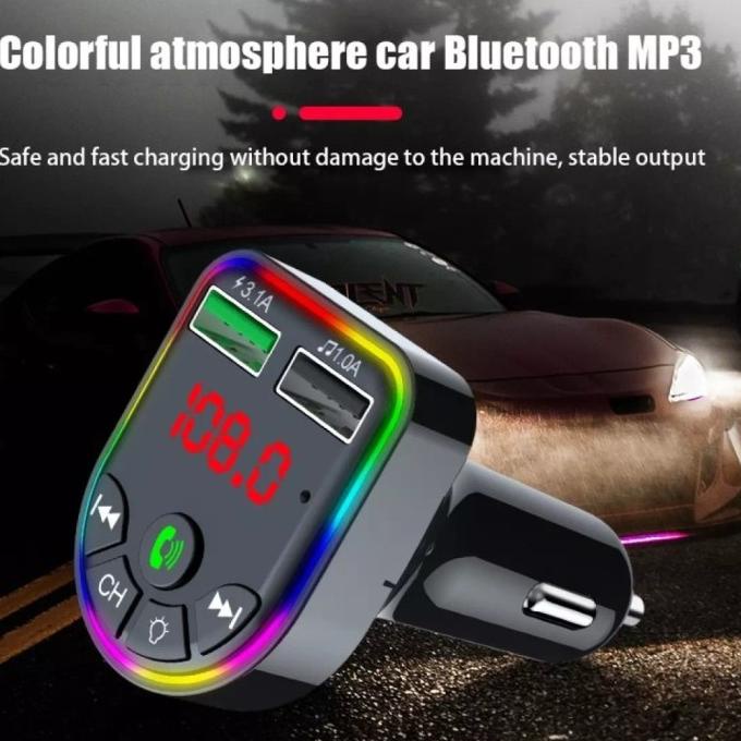 Car Fm Modulator Bluetooth Receiver Car Charger Fm Transmitter Audio