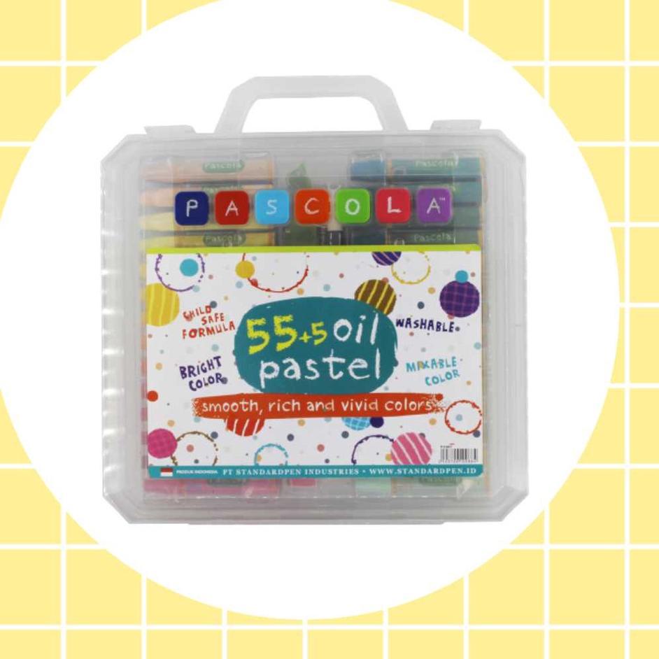 

Baru Berkualitas Standard Pascola Oil Pastel 60 / Set ( Crayon / Pewarna / Coloring )
