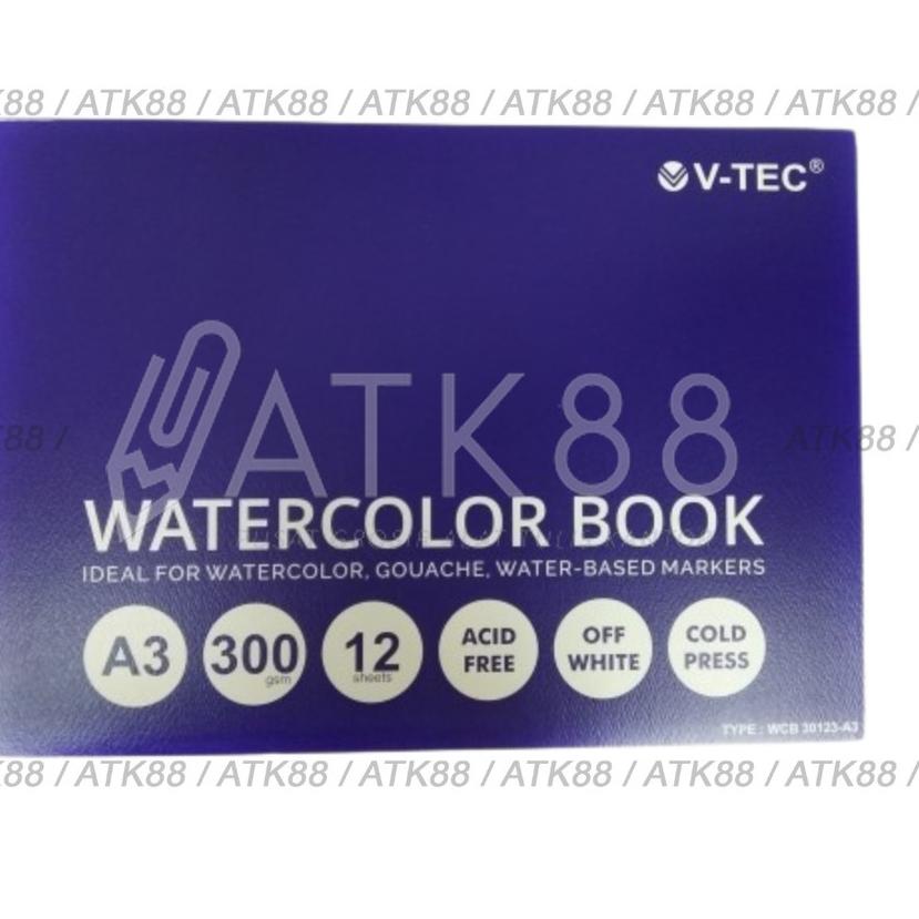 

Sekarang Ada V-Tec Watercolor Book A3 300 gsm