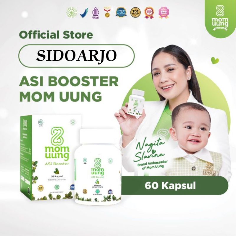 Mom Uung Asi Booster HALAL HERBAL DAUN KELORCAP/Booster ASI MOMUUNG / KELORCAP MOM UUNG BOOSTER ASI PELANCAR ASI HERBAL BPOM