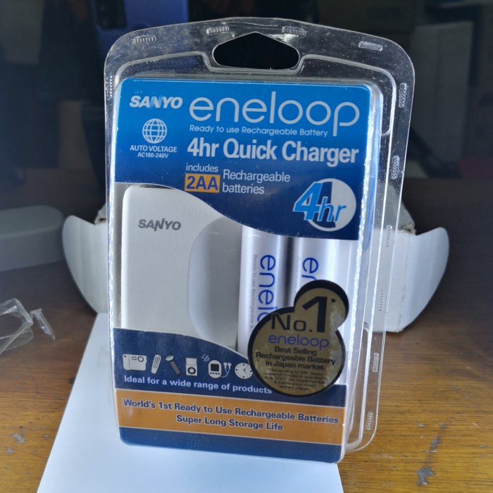 SANYO ENELOOP QUICK CHARGER ( CHARGER SAJA)