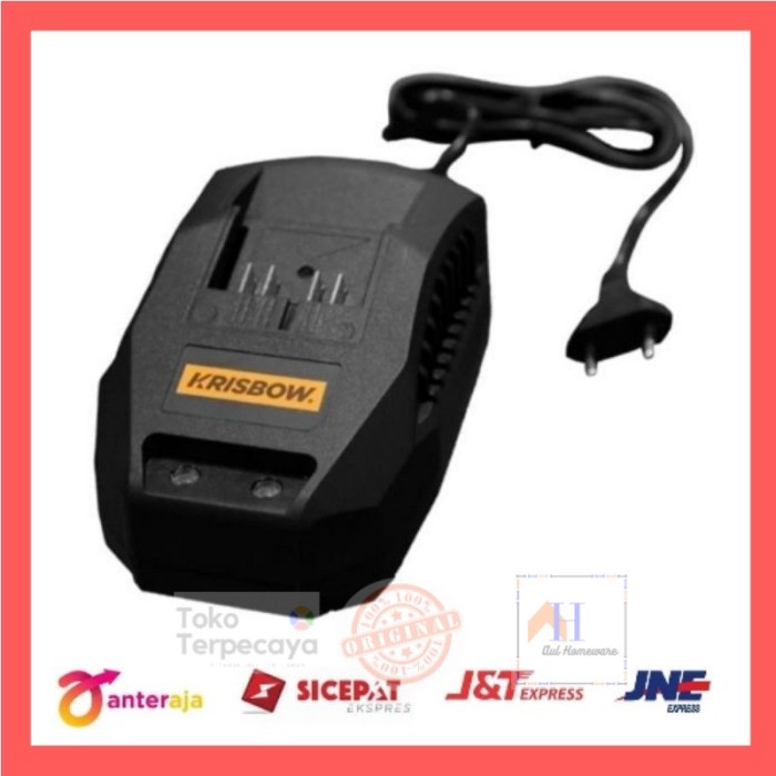 KRISBOW CHARGER BATERAI IMPACT DRILL 13MM 18V EDI18-13RC