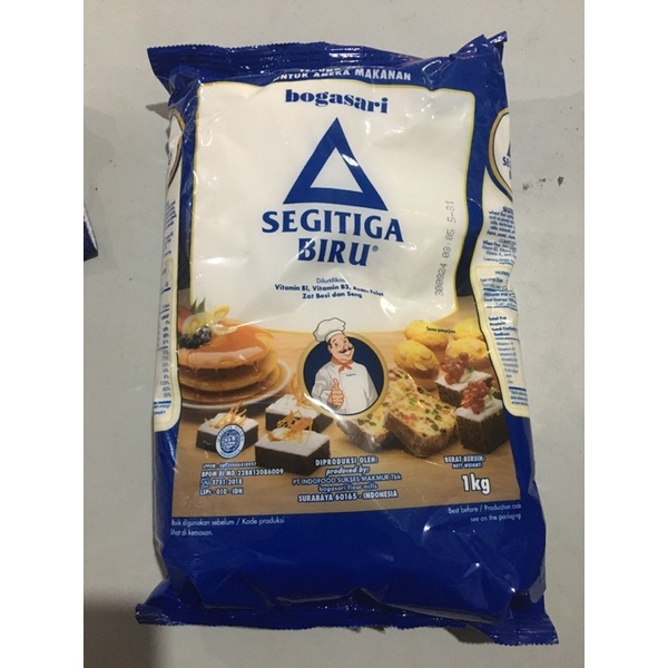 

Bogasari - Tepung Terigu Segitiga Biru - 1kg