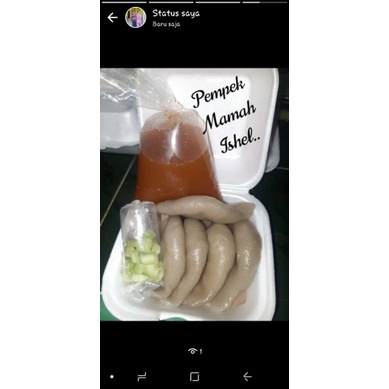 

Pempek kampung, pempek telur dan lenjer (Home made)