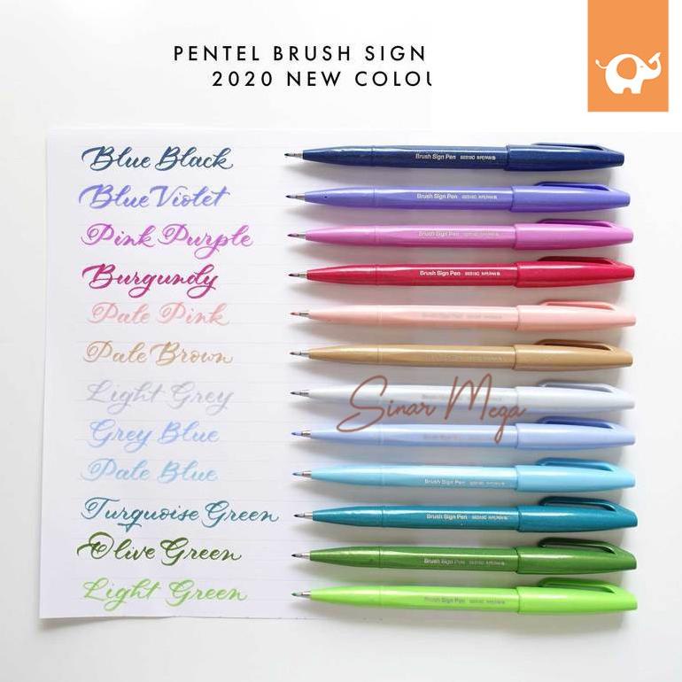 

Grosir New Pentel Touch Brush Sign Pen Soft Color Colouring Kuas Spidol Lettering Doodle Berkualitas