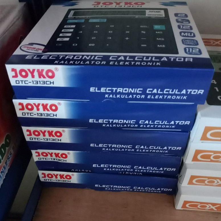 

Promo Habis Kalkulator Joyko Dtc-1313Ch (12 Digit)