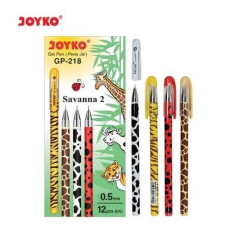 

Termurah Pulpen Gel Joyko Savanna 2 Gp-218/0.5Mm ( 1Pak/12Pcs )