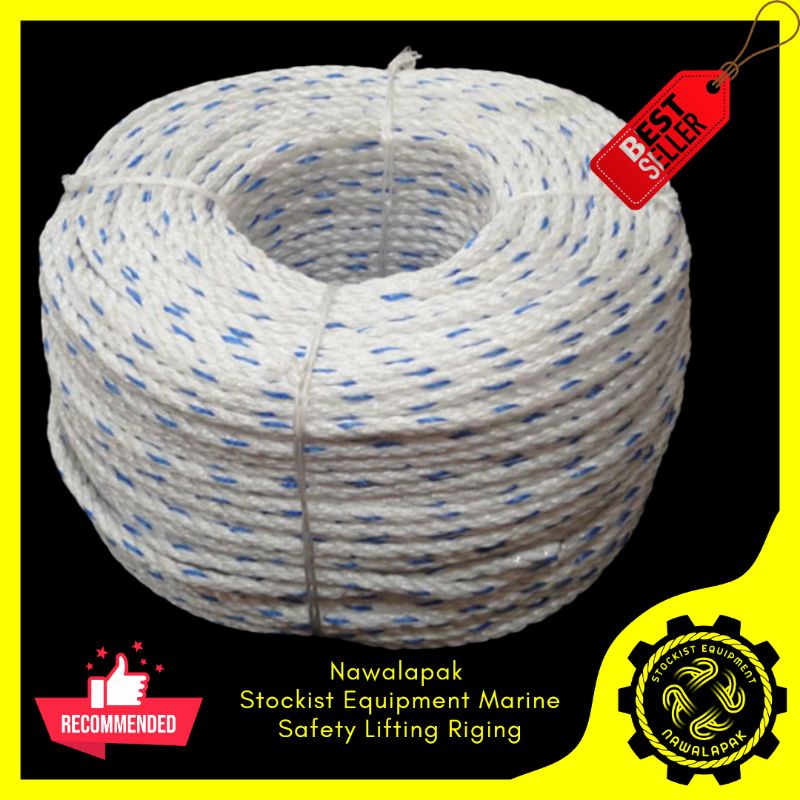 

Tali Tambang PP 6mm / Tali Tampar Polypropylene / Harga Per Roll