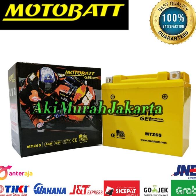 Aki Motor Yamaha Nmax Motobatt MTZ6S Aki Gel / Aki Kering