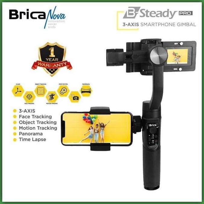 BRICA NOVA B-STEADY PRO 3-AXIS GIMBAL SMARTPHONE STABILIZER