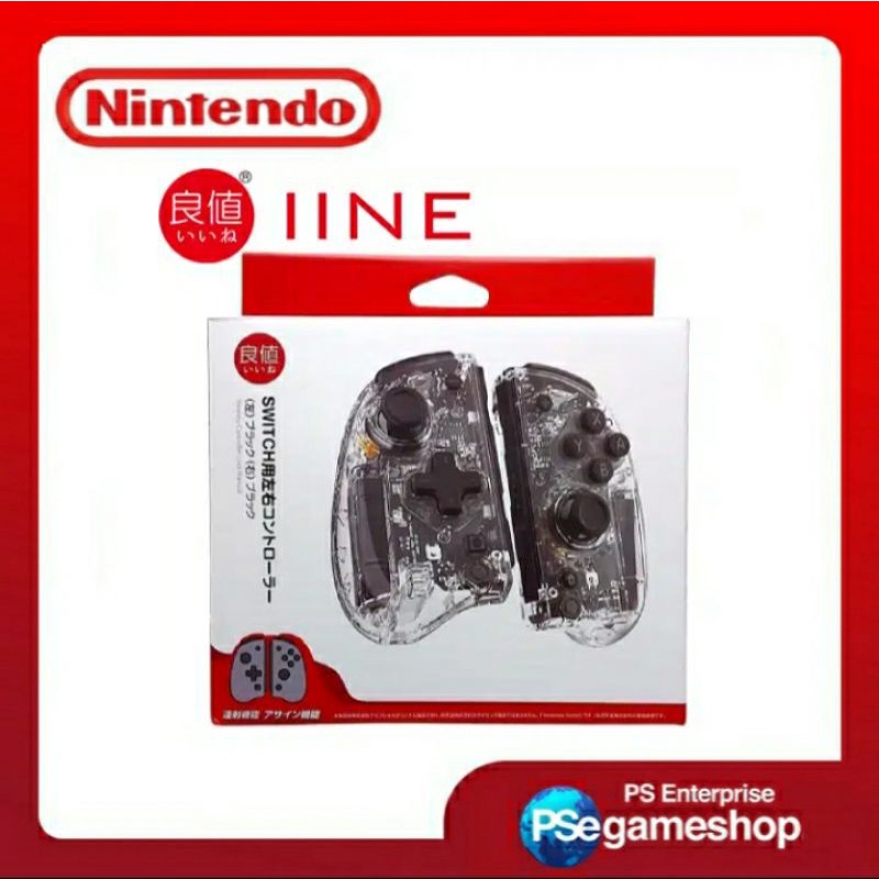 Iine Wireless Controller For Switch/Switch Oled – M Size [Transparent] [L552]