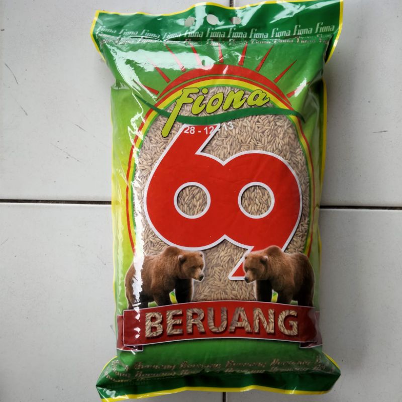 Benih padi Ciherang  beruang / cbr bersertifikat label ungu kemasan 5kg