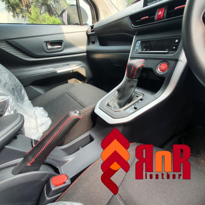 SARUNG COVER PERSENELING KNOB MATIC HANDBRAKE ALL NEW AVANZA XENIA