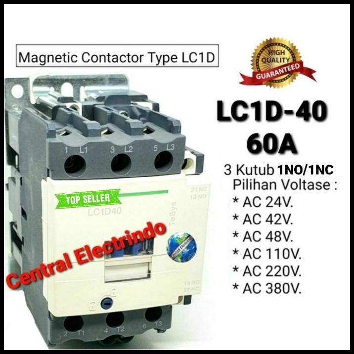 Magnetic Contactor Lcid-40M7 220Vac.