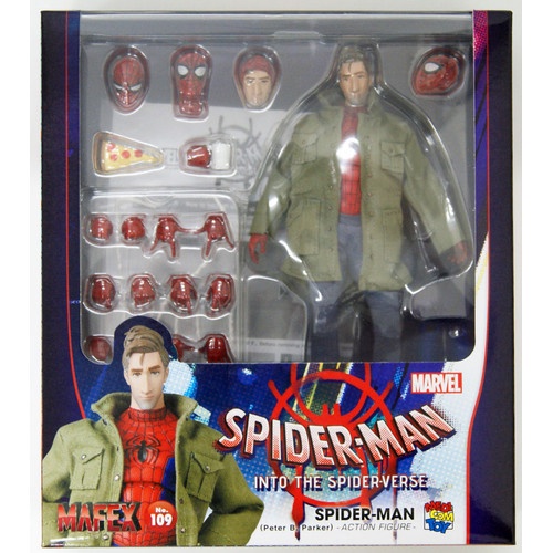 Mafex No. 109 Spider-man Peter B Parker spiderman into spiderverse ori H-r155