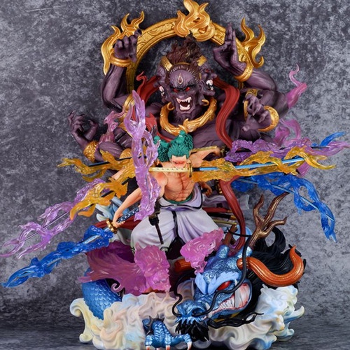 Zoro Kyutoryu Resin Gk Statue One Piece Action Figure Mr J Studio H-r727