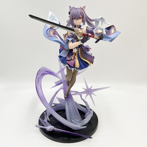 Figure Keqing Genshin Impact PVC Pajangan Game H-r1340