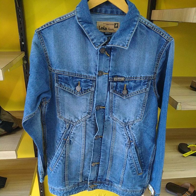 MJF148OP NEW JAKET JEANS WARNA BIRU LOIS ORIGINAL