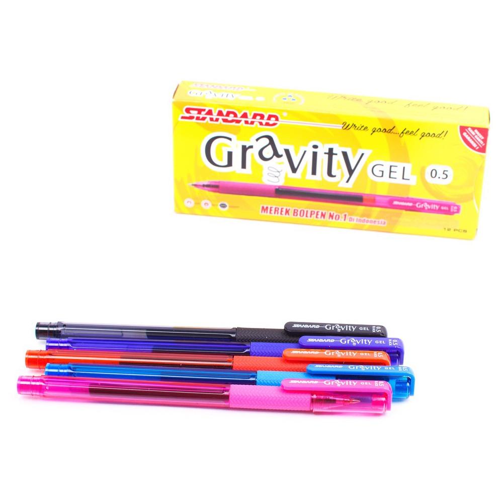 

Trending Pulpen Bolpen Standard Gravity Gel 0.5