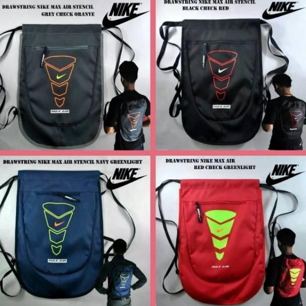 Discount Tas Ransel Serut Nike String Bag/Tas Gymsack/Tas Gendong Serut Tas Punggung Serut/Tas Sepat