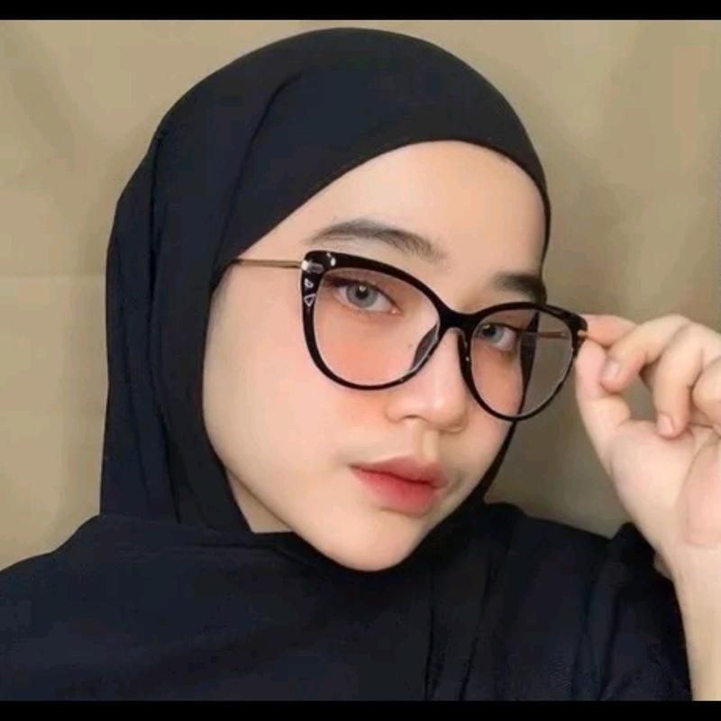 kacamata cat eye 9013 lensa photocromic | lensa anti radiasi | kacamata wanita