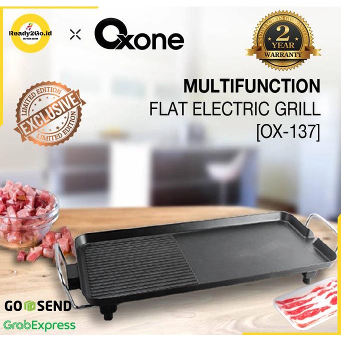 OXONE PREMIUM MULTI FUNCTION FLAT ELECTRIC GRILL OX-137 BBQ PAN OX137