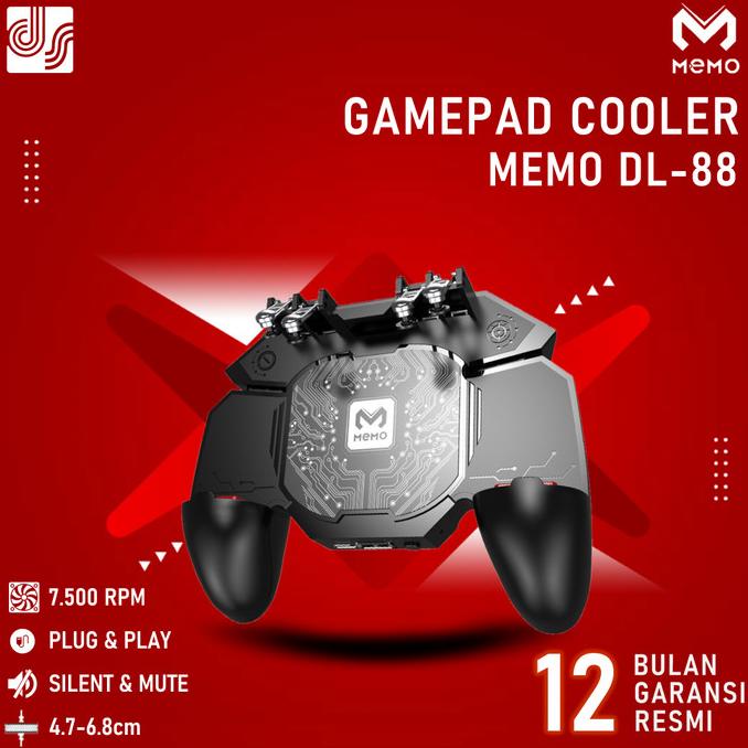 MEMO DL88 DL-88 Gamepad 6 Fingerplay Gaming Cooler Thermal Cooling Fan