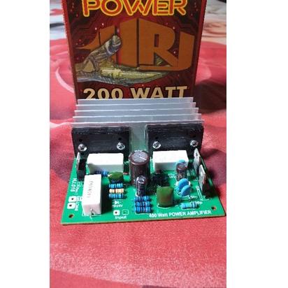 Kualitas Terbaik Kit Power Ampli 400watt mono+Sanken+ Pendingin hrj