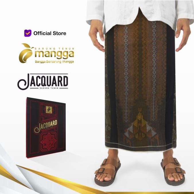 Sarung Mangga Jacquard Olive