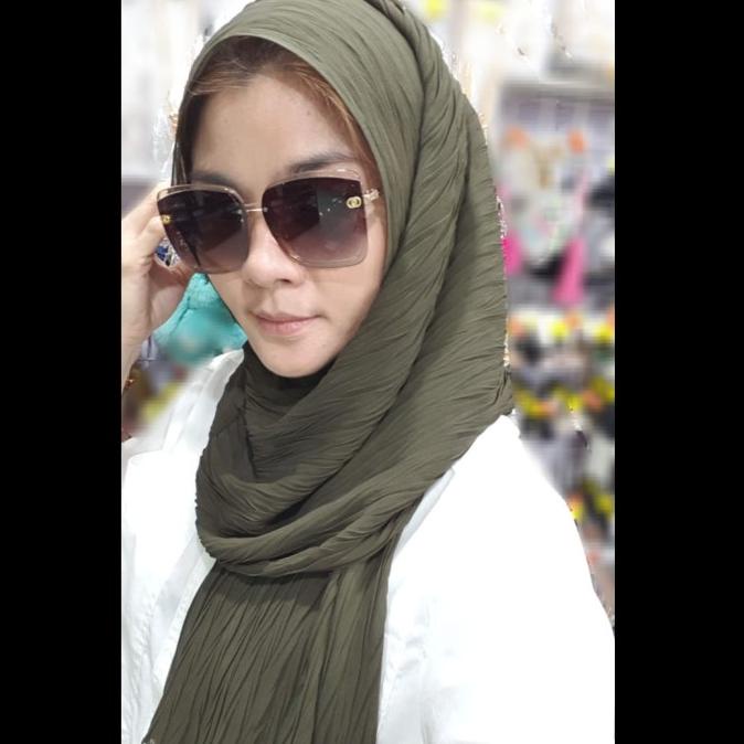 pashmina plisket padi premium import