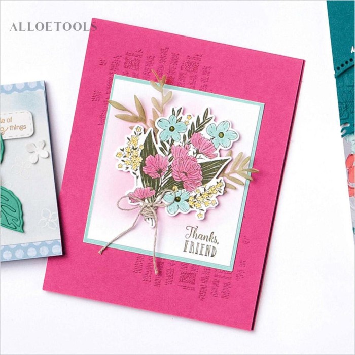 Diskon Spesial Lowica Alloet Cetakan Stensil Cutting Dies Motif Bunga Bah Termurah