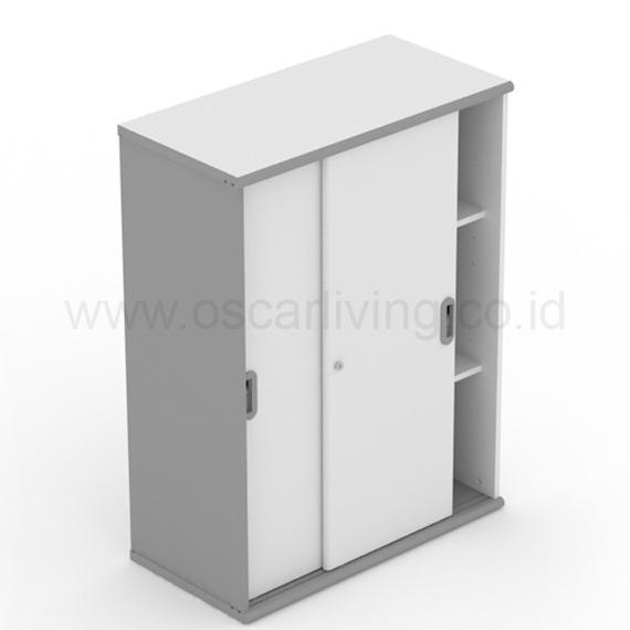 

Lemari Arsip Uno UST1582A Sliding door - Grey