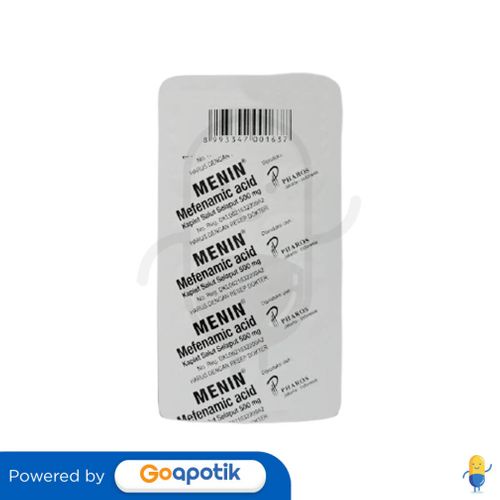 MENIN 500 MG STRIP 10 KAPLET