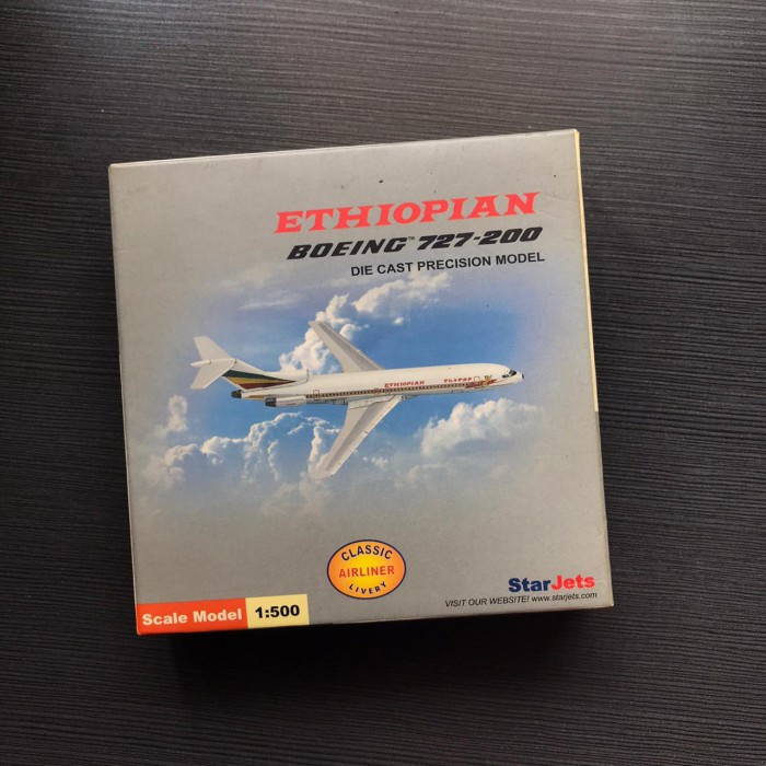 Flash Sale!!! Diecast Pesawat Boeing 727-200 (Ethiopian) - Starjets Terbaru
