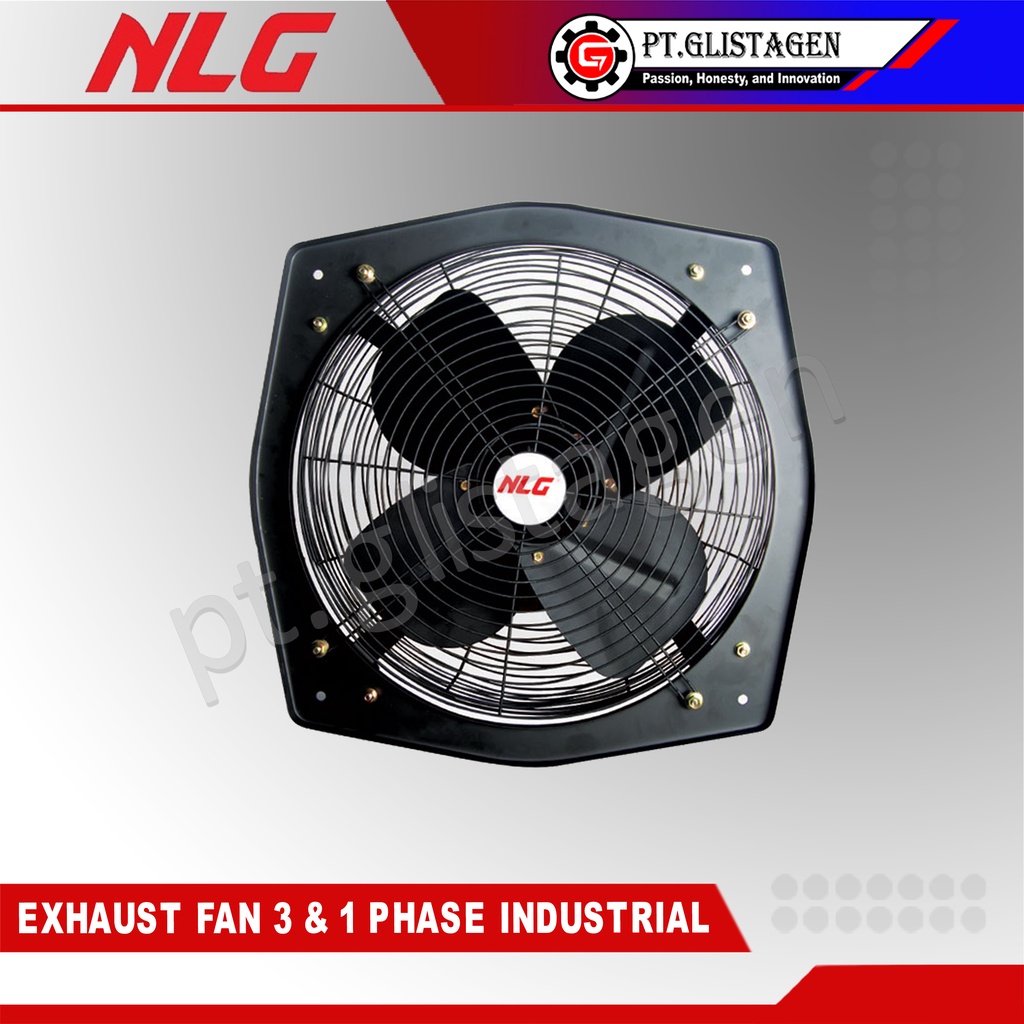 NLG EXHAUST FAN 16&quot; 3&amp;1 Phase Industrial Ventilator IVE-400 FRG 16inch