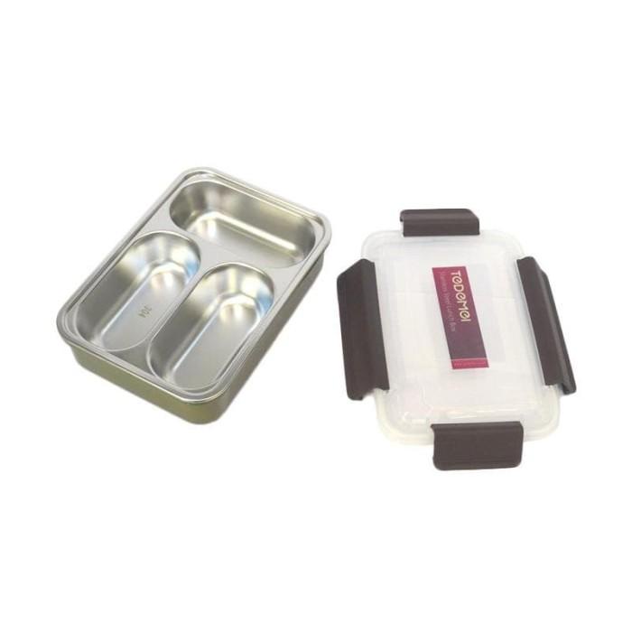 Tedemei Tdm 6543 Kotak Makan Lunchbox Stainless Steel Promo Murah